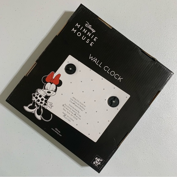 Disney Minnie Mouse Analog Wall Clock-NIB - Picture 4 of 5